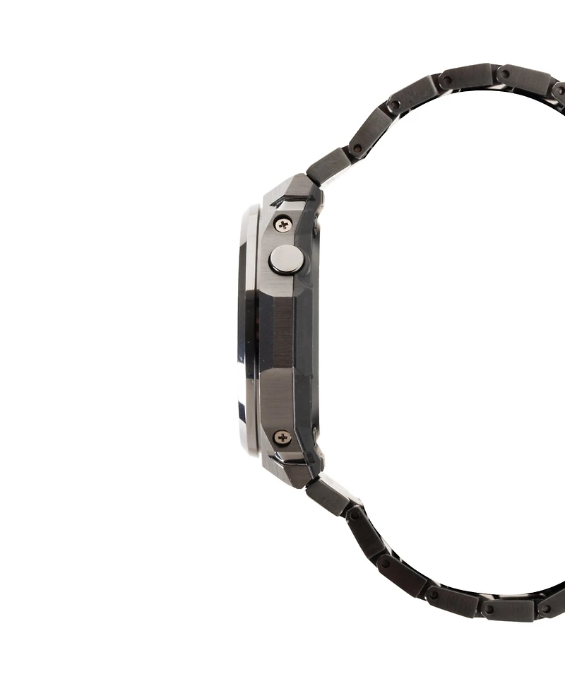 G-Shock Men's Analog Black Stainless Steel Watch 44.2mm