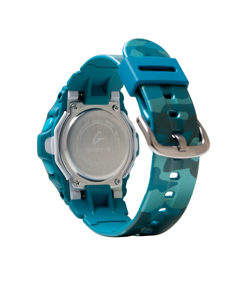 G-Shock Women's Baby-g Digital Blue Resin Watch 42.6mm