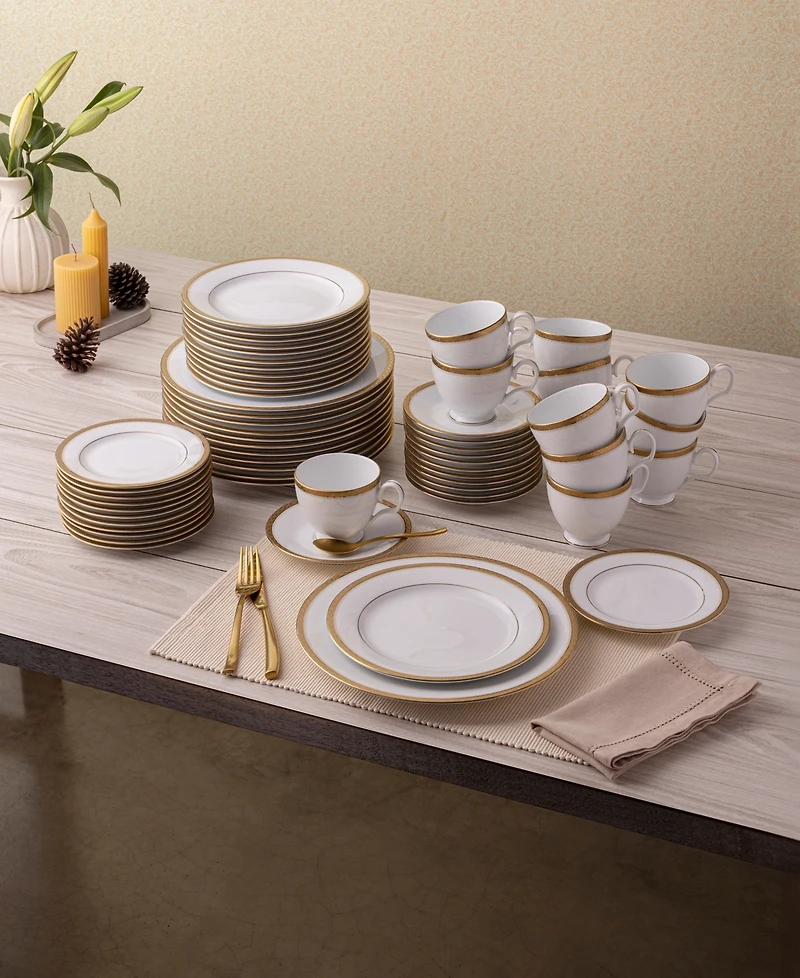 Noritake Charlotta Platinum Piece Dinnerware Set