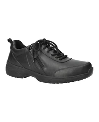 Easy Street Women's Pasilla Slip Resistant Lace-Up Sneakers