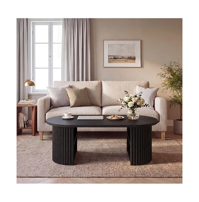 homfan Mid Century Modern Coffee Table
