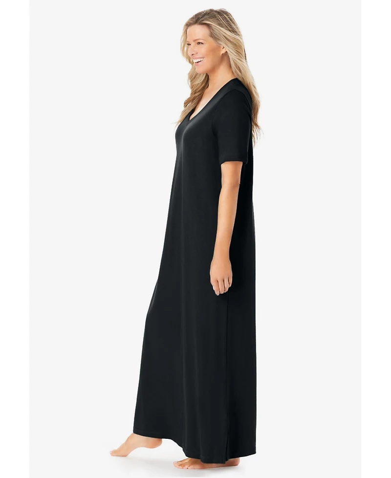 Dreams & Co. Petite Long T-Shirt Lounger
