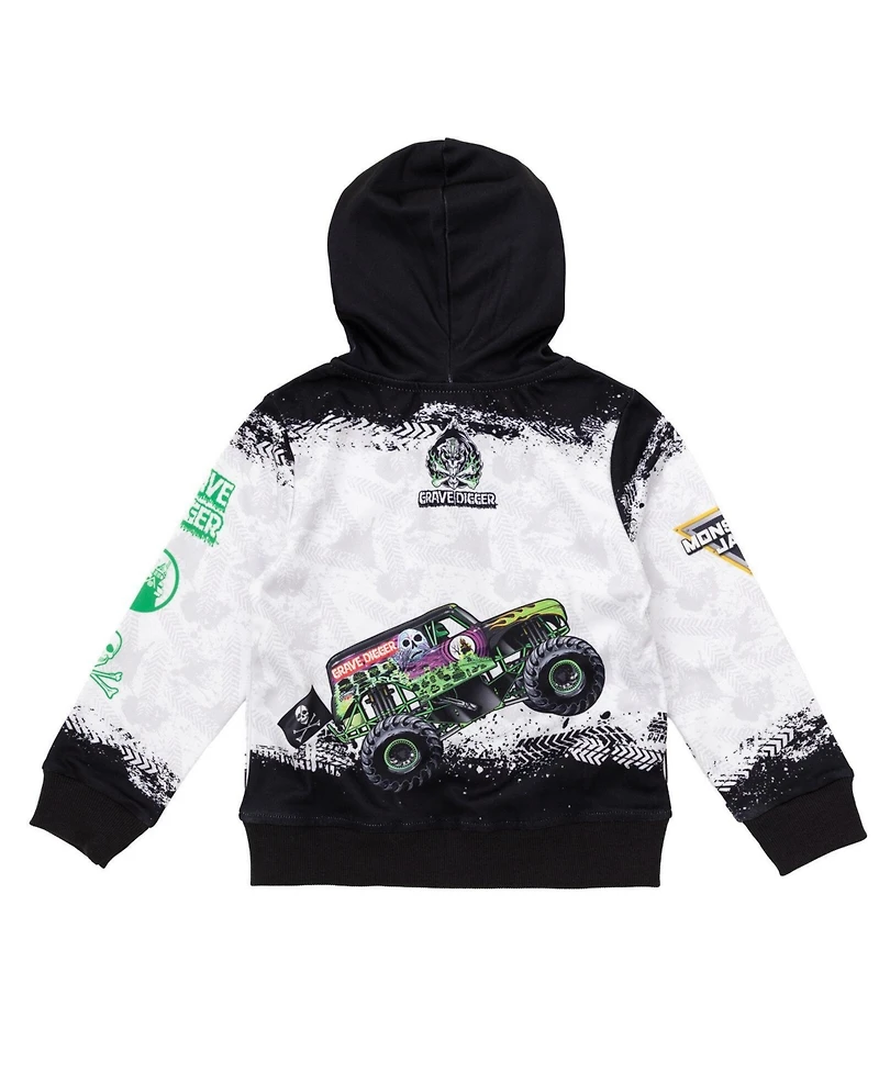 Monster Jam Toddler Boys (2T - 4T) Fleece Zip-Up Hoodie