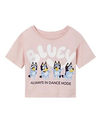 Bluey Girls (5 - 8) Cropped T-Shirt