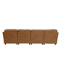 Streamdale Furniture Modern Modular Corner Sofa Foil fabric Freely Configurable