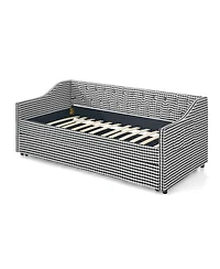Streamdale Furniture Upholstered Twin Daybed with Trundle
