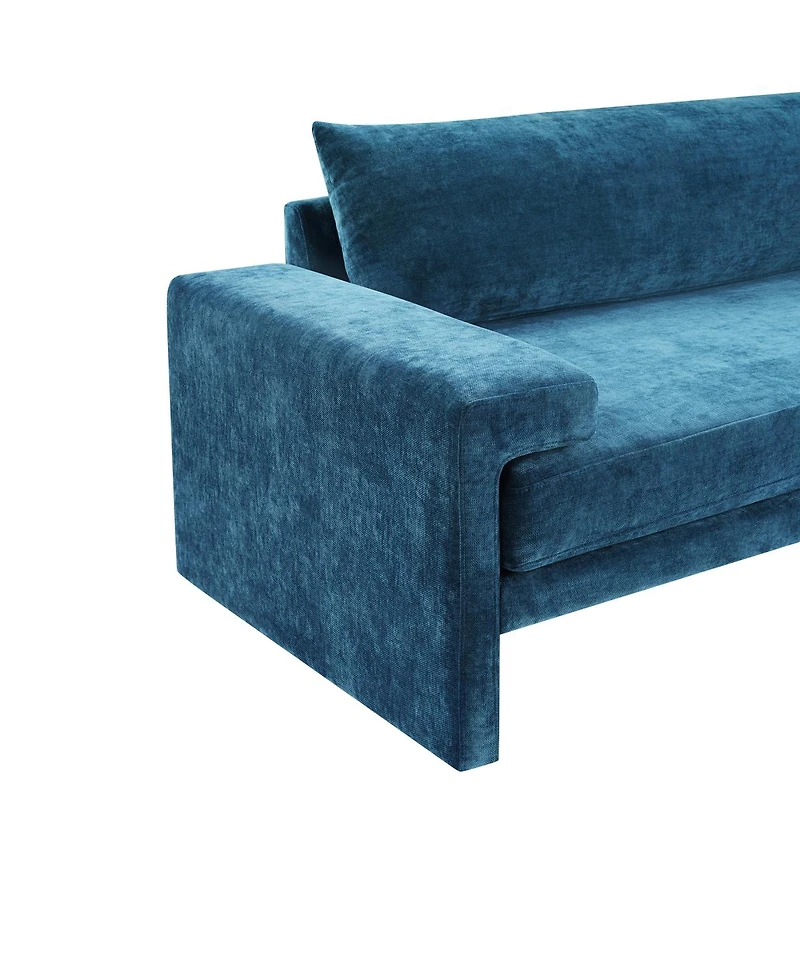 Streamdale Furniture Chenille 3-Seater Sofa with Wide Armrests and Ergonomic Support