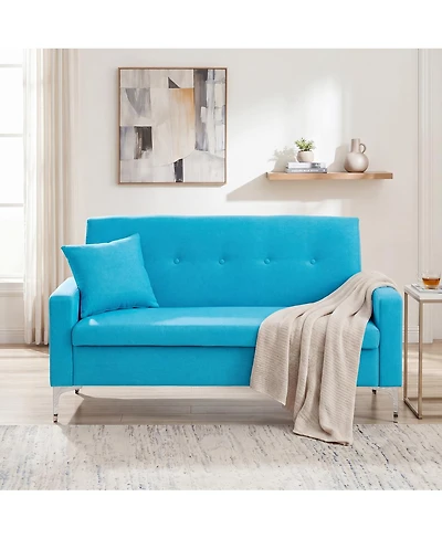 Streamdale Furniture 57" Double Sofa with Storage - Stylish Couch for Living Room