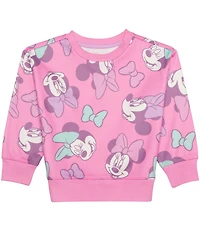 Epic Threads Toddler Girls' 12M-5T Minnie Mouse Print Sweatshirt and Joggers, 2-Piece Set