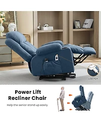 Streamdale Furniture Power Lift Recliner Chair with Heat, Massage