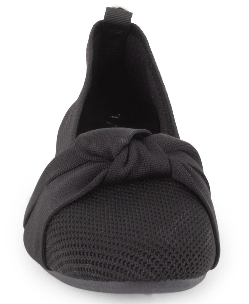 Tahari Women's Lorient Knit Slip-On Flats