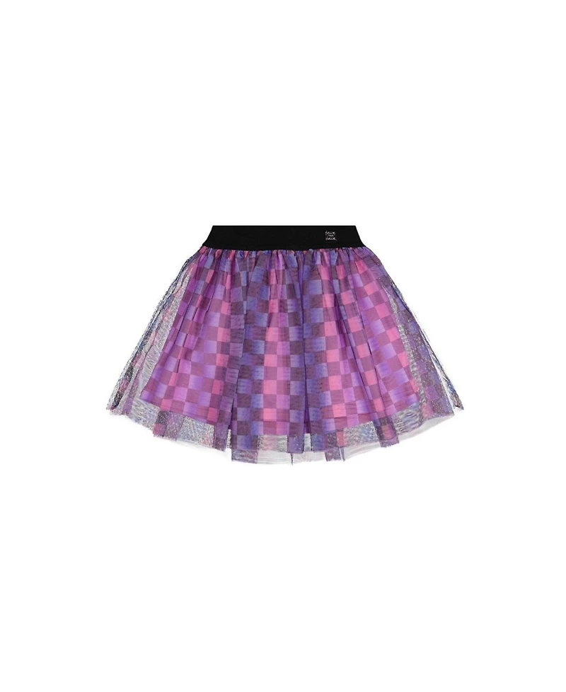 Deux par Little and Big Girl ( 6 to 12 ) Skirt Checkered Print