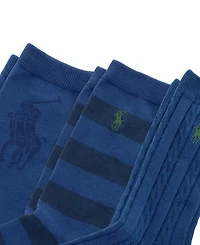 Polo Ralph Lauren Boys' 4-11 Candyshop Socks, 3-Pack