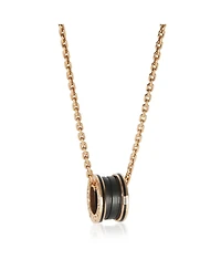 Pre-Owned Bvlgari Rose Gold B.zero1 Necklace