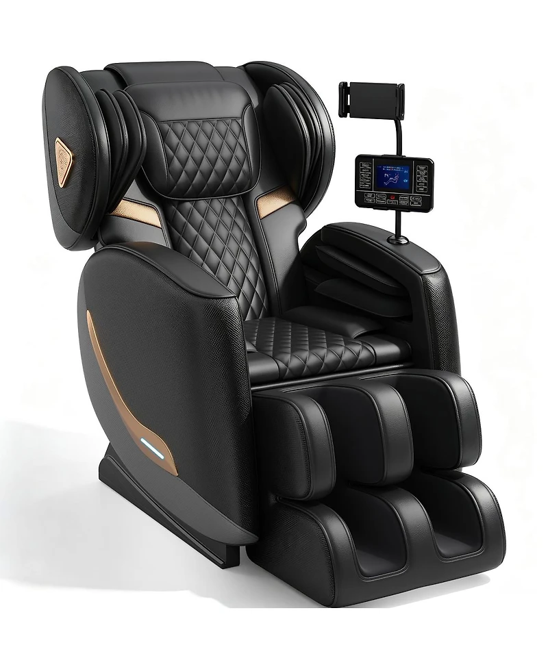 Streamdale Furniture Zero Gravity Full Body Massage Chair with Heating, Bluetooth, and Touch Screen