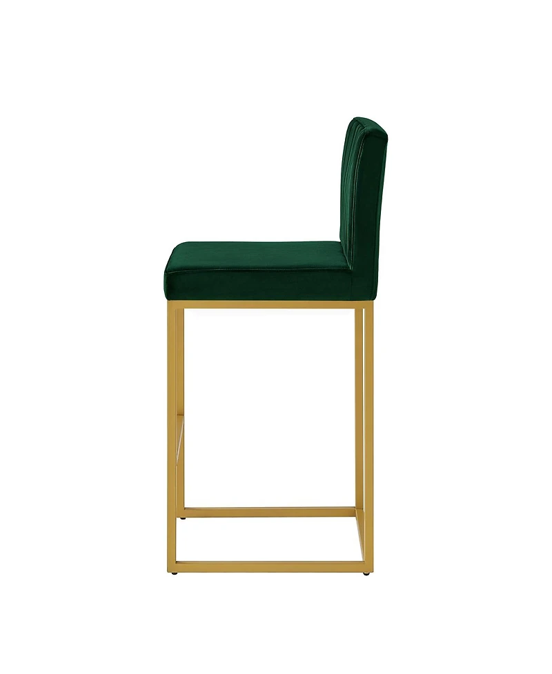 Streamdale Furniture Set of 2 Modern Fashion Counter Height Stools with Backrest