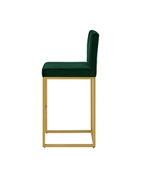 Streamdale Furniture Set of 2 Modern Fashion Counter Height Stools with Backrest