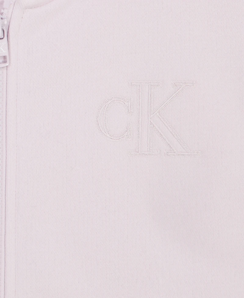 Calvin Klein Girls' 7-16 Long-Sleeve Hoodie