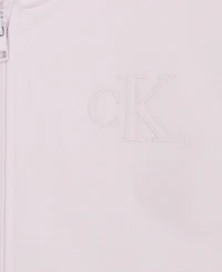 Calvin Klein Girls' 7-16 Long-Sleeve Hoodie
