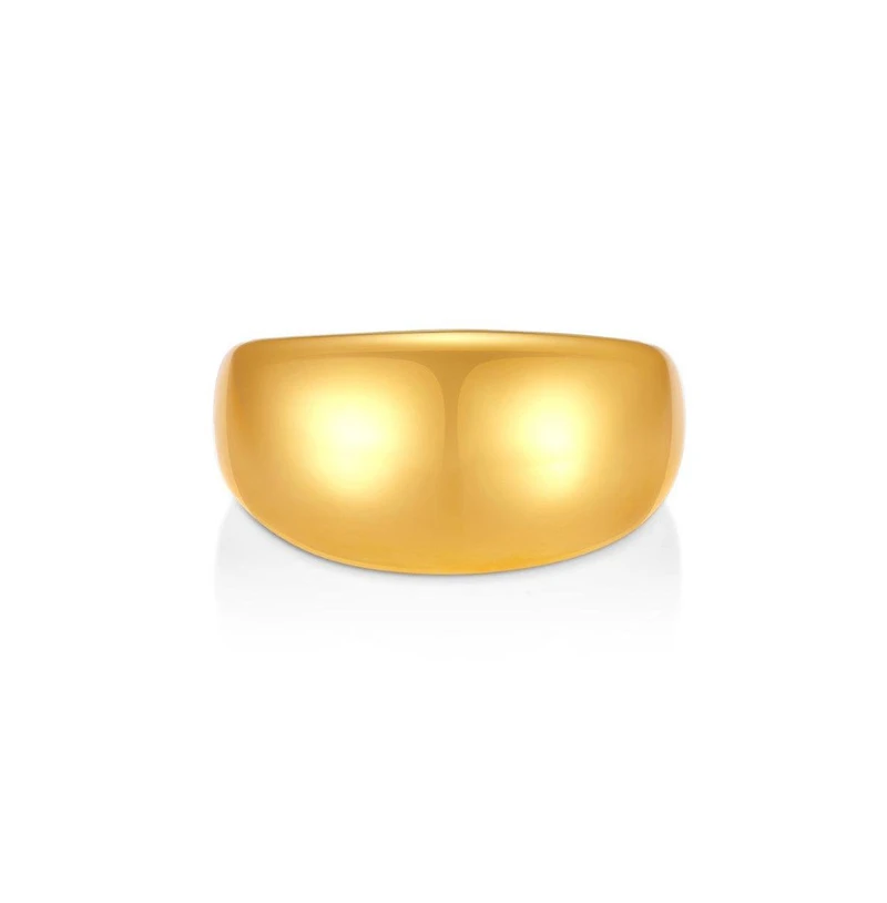 Mantra I Am Powerful Dome Ring