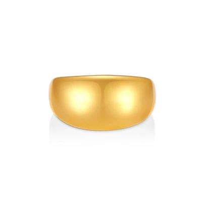 Mantra I Am Powerful Dome Ring