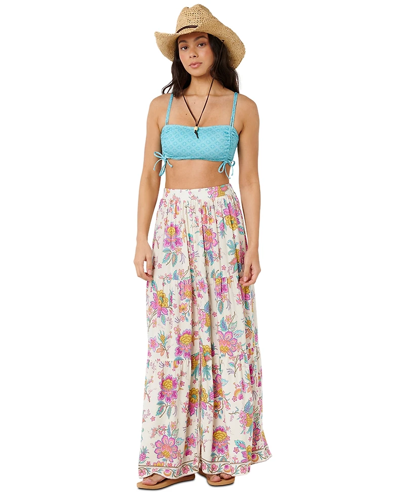 Rip Curl Women's Half Moon Bay Button Through Maxi Skirt