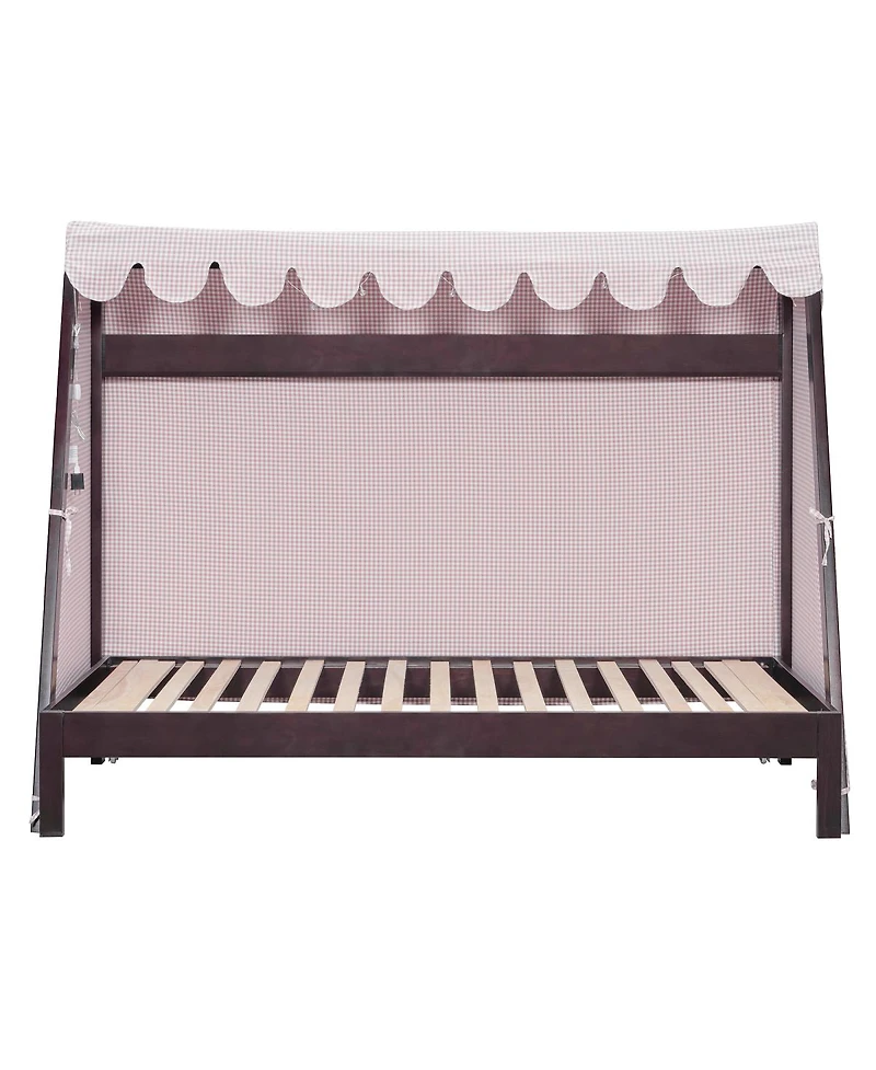 Streamdale Furniture Twin Xl House Bed with Twin Xl Trundle, Shelf