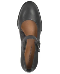 Lucky Brand Women's Block Heel Round Toe Pumps