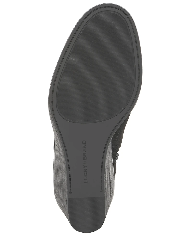 Lucky Brand Women's Zinlay Wedge Heel Booties