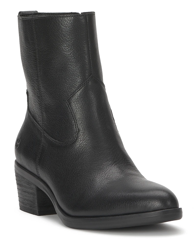 Lucky Brand Women's Leather Almond Toe Ankle Booties