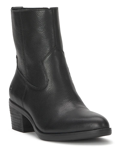 Lucky Brand Women's Leather Almond Toe Ankle Booties
