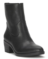 Lucky Brand Women's Leather Almond Toe Ankle Booties