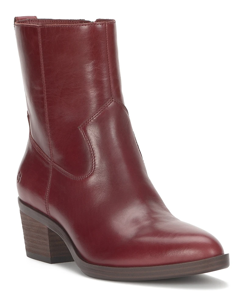 Lucky Brand Women's Leather Almond Toe Ankle Booties