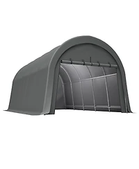Clihome Heavy-Duty 12x20 Feet Carport Canopy, Commercial-Grade Steel Frame Portable Garage