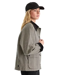 Good American Women's Collared Cotton Barn Jacket