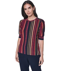 Tommy Hilfiger Women's Short-Sleeve Striped Top