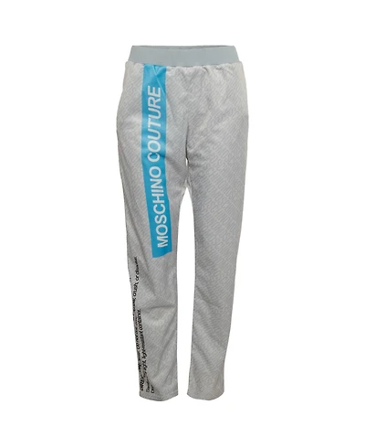 Pre-Owned Moschino Women's Couture Printed Jersey Track Pants