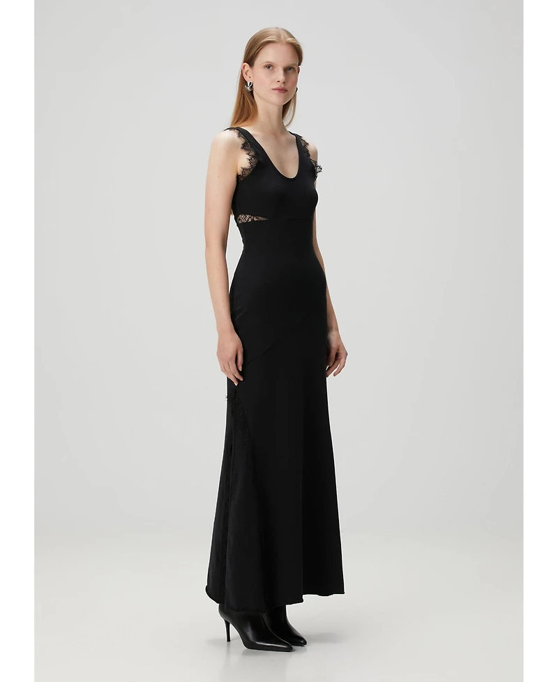 Pcfg Women's Cotton Long Fitted Dress