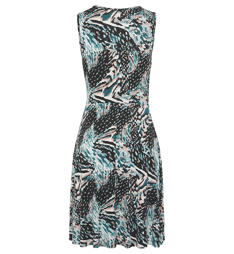 Lascana Women's Printed Keyhole Dress
