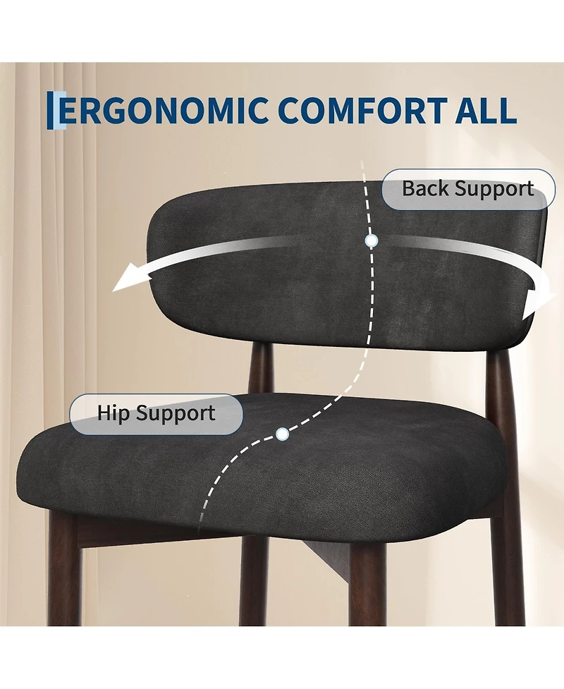 homfan Set of 4 Bar Stools