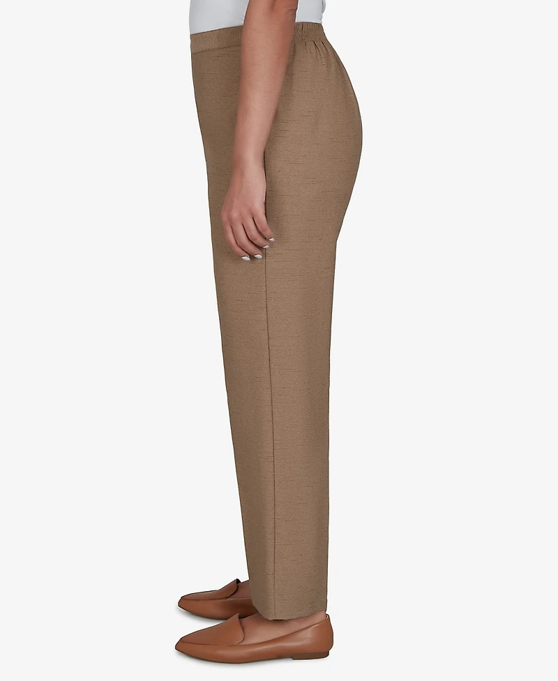 Alfred Dunner Women's Union Square Neutral Woven Pants