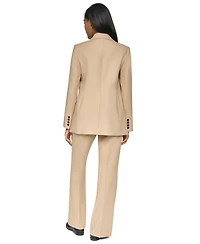 Dkny Women's Long-Sleeve Notch Collar Button-Front Blazer