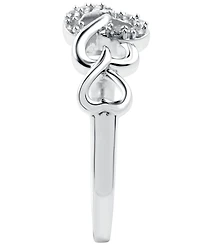 Diamond Heart Ring (1/10 ct. t.w.) Sterling Silver