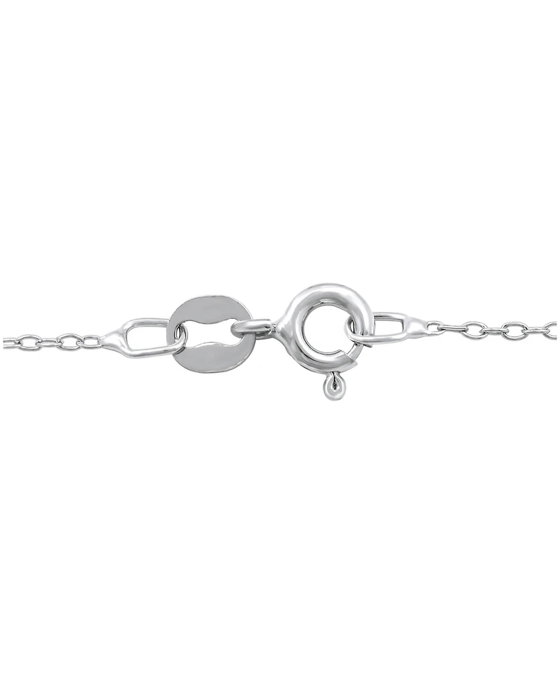 Diamond Family Tree Pendant Necklace (1/10 ct. t.w.) in Sterling Silver and 18k Gold over Sterling Silver
