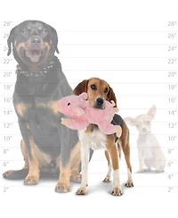 Mighty Farm Piggy, Durable Plush Squeaky Dog Toy