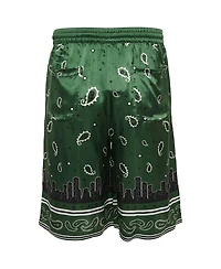 Pre-Owned Off-White Men's Bandana Print Satin Bermuda Shorts