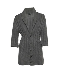 Pre-Owned Dolce & Gabbana Women's Chunky Knit Button Front Cardigan