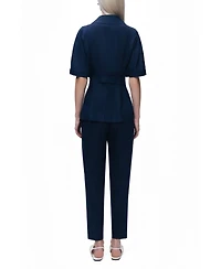 Nocturne Women's Short Sleeve Blazer Jacket