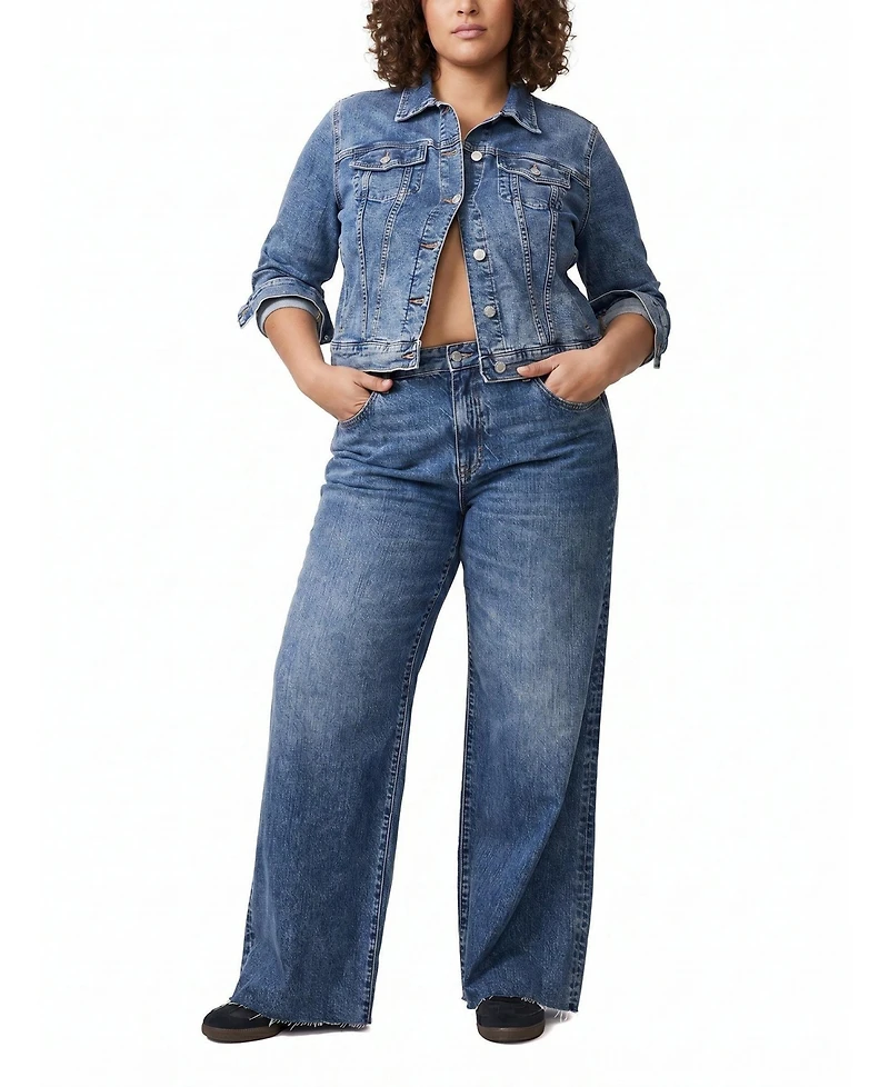 Torrid Women's Plus High-Rise Baggy Wide-Leg Jean