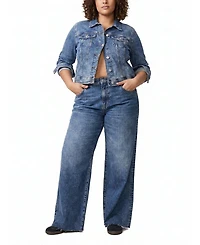 Torrid Women's Plus High-Rise Baggy Wide-Leg Jean